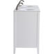 Cape Cod 60 X 35 inch White Vanity Set