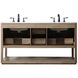 Larkin 60 X 22 X 34 inch Natural Oak Vanity Sink Set