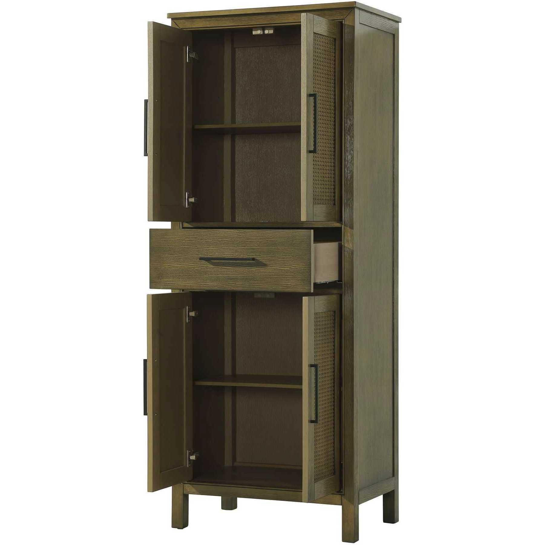 Alina Hazel Oak Bathroom Storage Cabinet