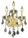 Maria Theresa 3 Light 12 inch Gold Wall Sconce Wall Light in Clear, Royal Cut