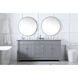 Wesley 72 X 22 X 35 inch Grey Vanity Sink Set