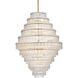 Emilia 33 Light 42 inch Satin Gold Chandelier Ceiling Light