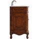 Danville 72 X 21 X 36 inch Teak Vanity Sink Set