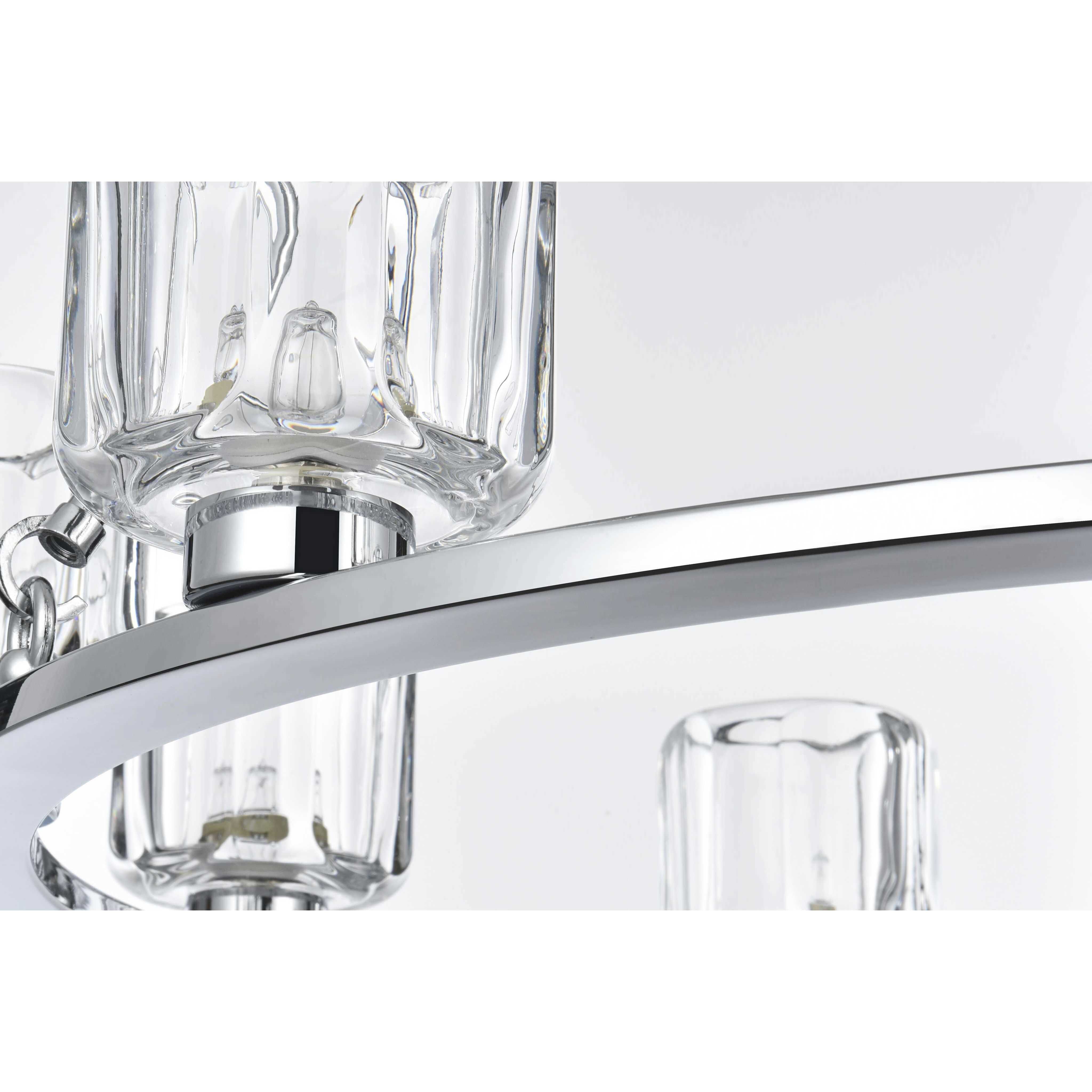 Cadence 9 Light 36 inch Chrome Chandelier Ceiling Light