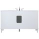 Bennett 60 X 21 X 35 inch White Vanity Sink Set