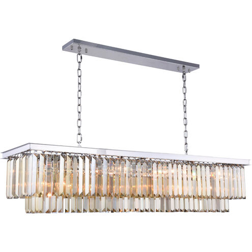 Sydney 12 Light 60 inch Polished Nickel Chandelier Ceiling Light, Urban Classic