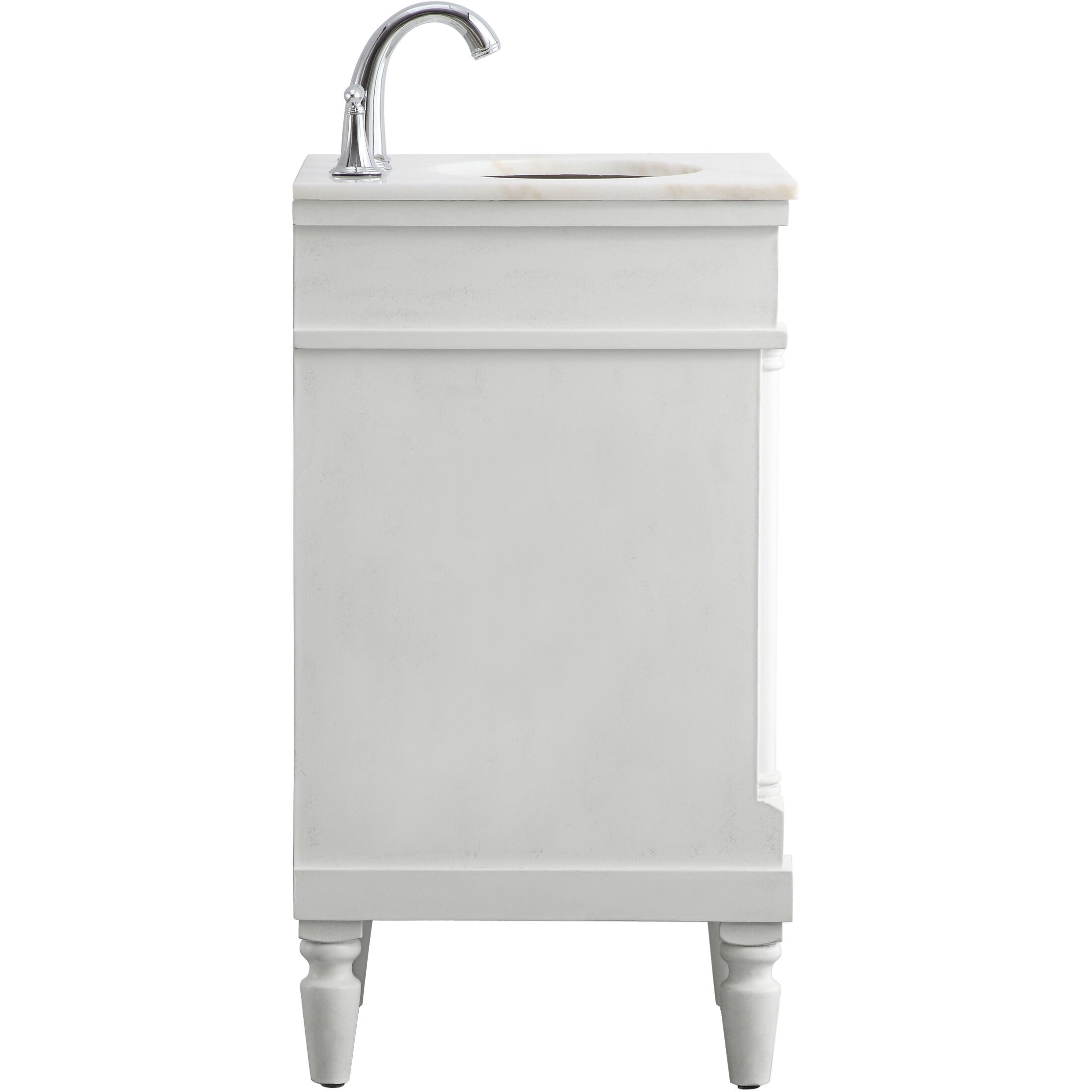 Lexington 19 X 18 X 35 inch Antique White Vanity Sink Set