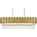 Willow 12 Light 14 inch Satin Gold Chandelier Ceiling Light