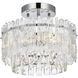 Emilia 3 Light 12 inch Chrome Flush Mount Ceiling Light