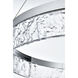 Linden 1 Light 22 inch Chrome Chandelier Ceiling Light
