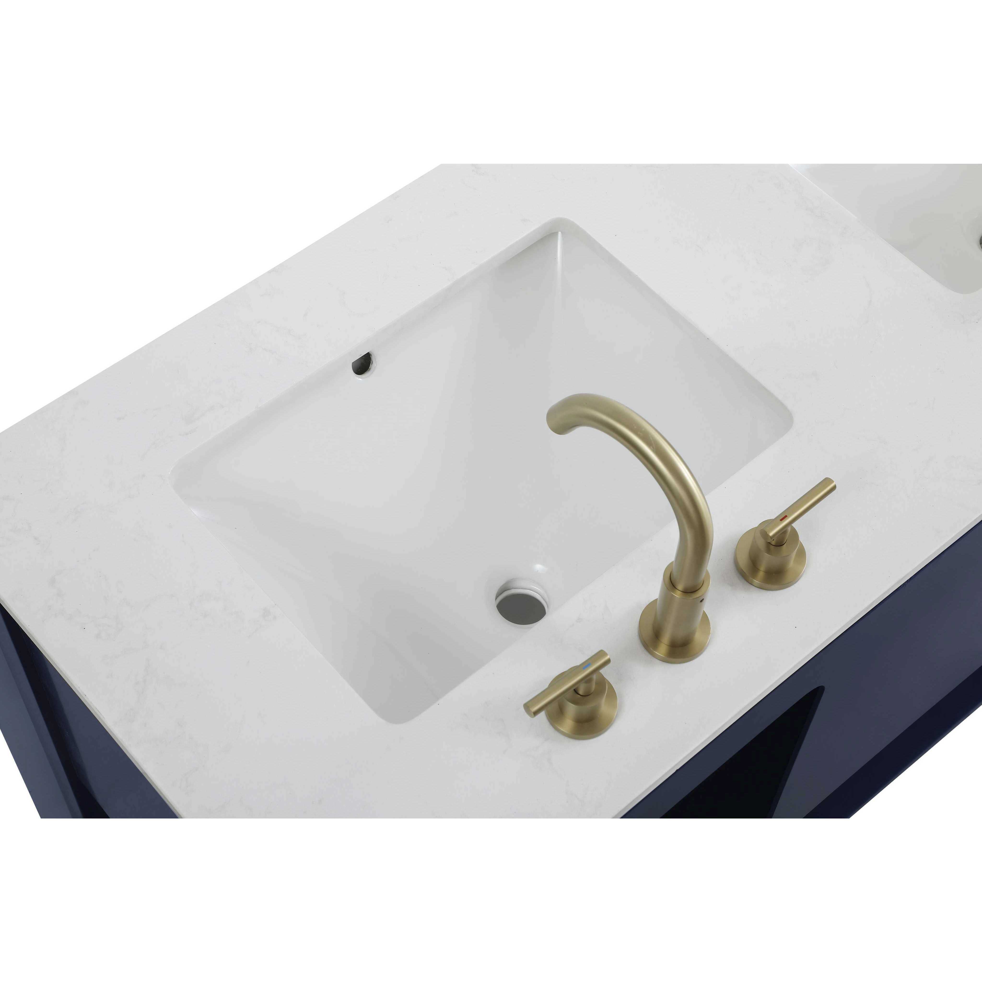 Theo 54 X 34 inch Blue Bathroom Vanity Cabinet