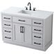 Alden 48 X 35 inch Grey Bathroom Vanity Cabinet