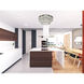 Monroe LED 26 inch Chrome Flush Mount Ceiling Light
