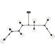 Cavoli 8 Light 32 inch Black Chandelier Ceiling Light