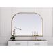 Blaire 40 X 30 inch Brass Mirror