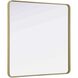 Remy 42 X 42 inch Brass Mirror