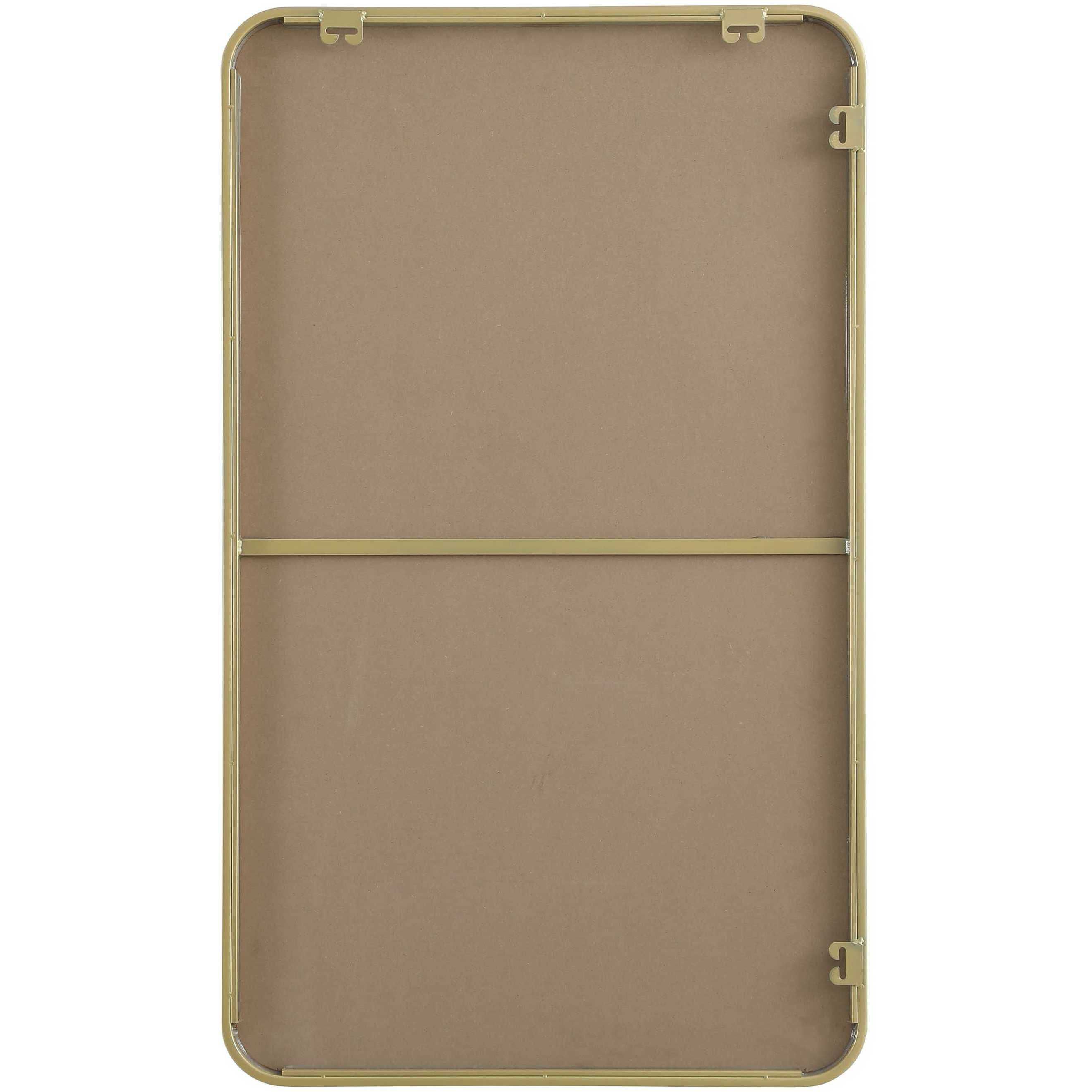 Remy 40 X 24 inch Brass Mirror