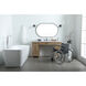 Cooper 60 X 19 X 34 inch Natural Oak Vanity Sink Set