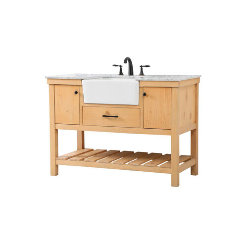 Clement 48 X 22 X 34 inch Natural Wood Bathroom Vanity Cabinet