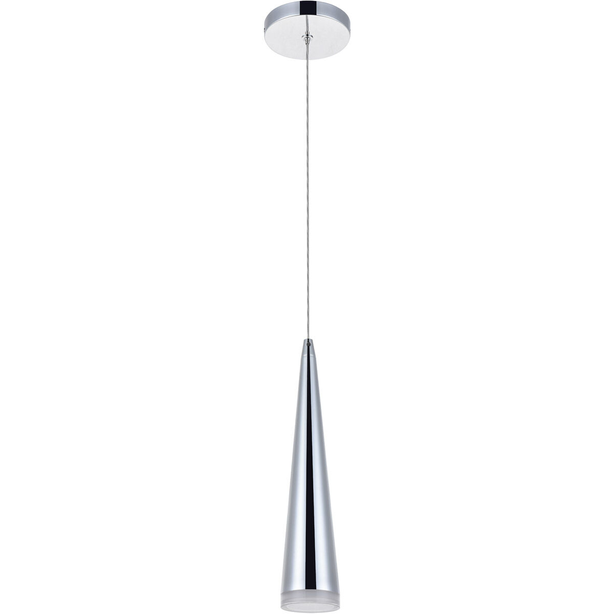 Fantasia LED 4.72 inch Chrome Pendant Ceiling Light