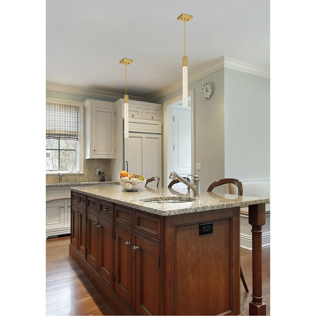 Weston 1 Light 5 inch Satin Gold Pendant Ceiling Light