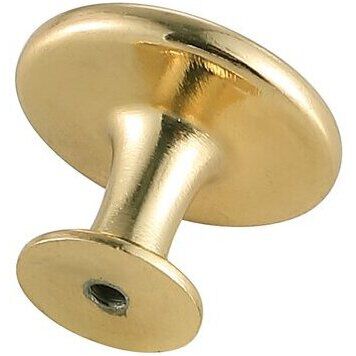 Logyn Brushed Gold Hardware Cabinet Knob, Set of 10
