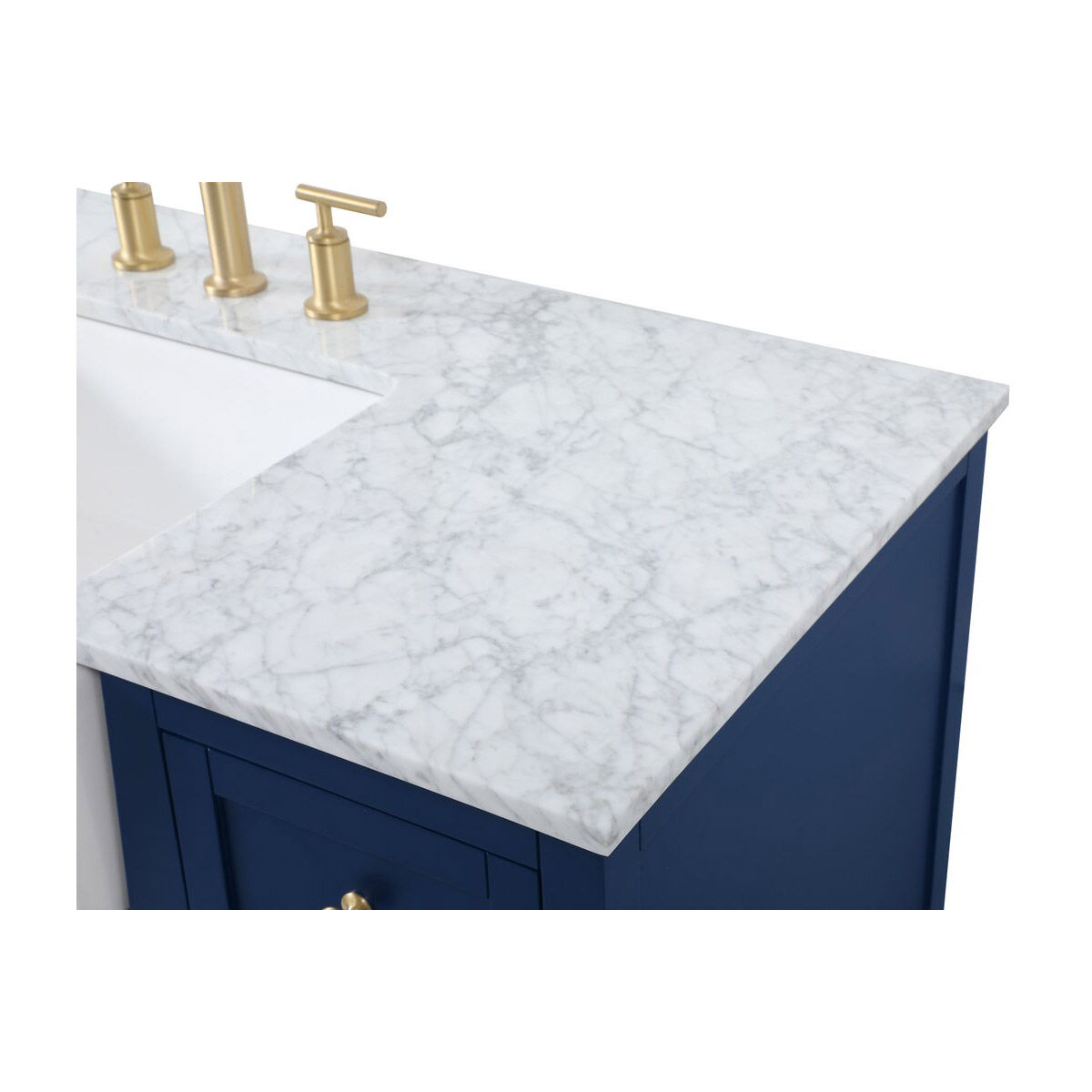 Franklin 48 X 22 X 35 inch Blue Bathroom Vanity Cabinet