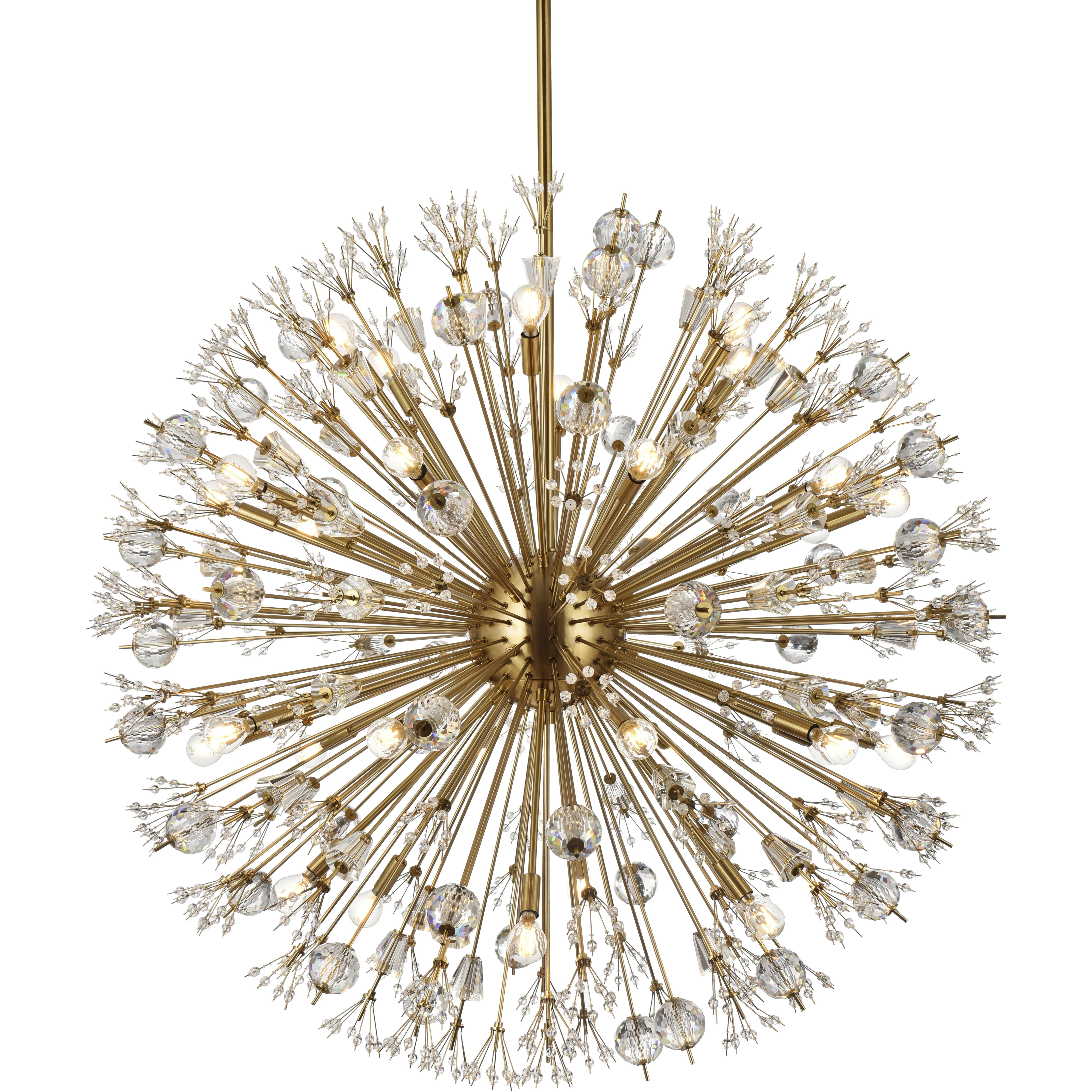Vera 32 Light 44 inch Gold Pendant Ceiling Light