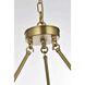 Cadence 9 Light 32 inch Satin Gold Chandelier Ceiling Light