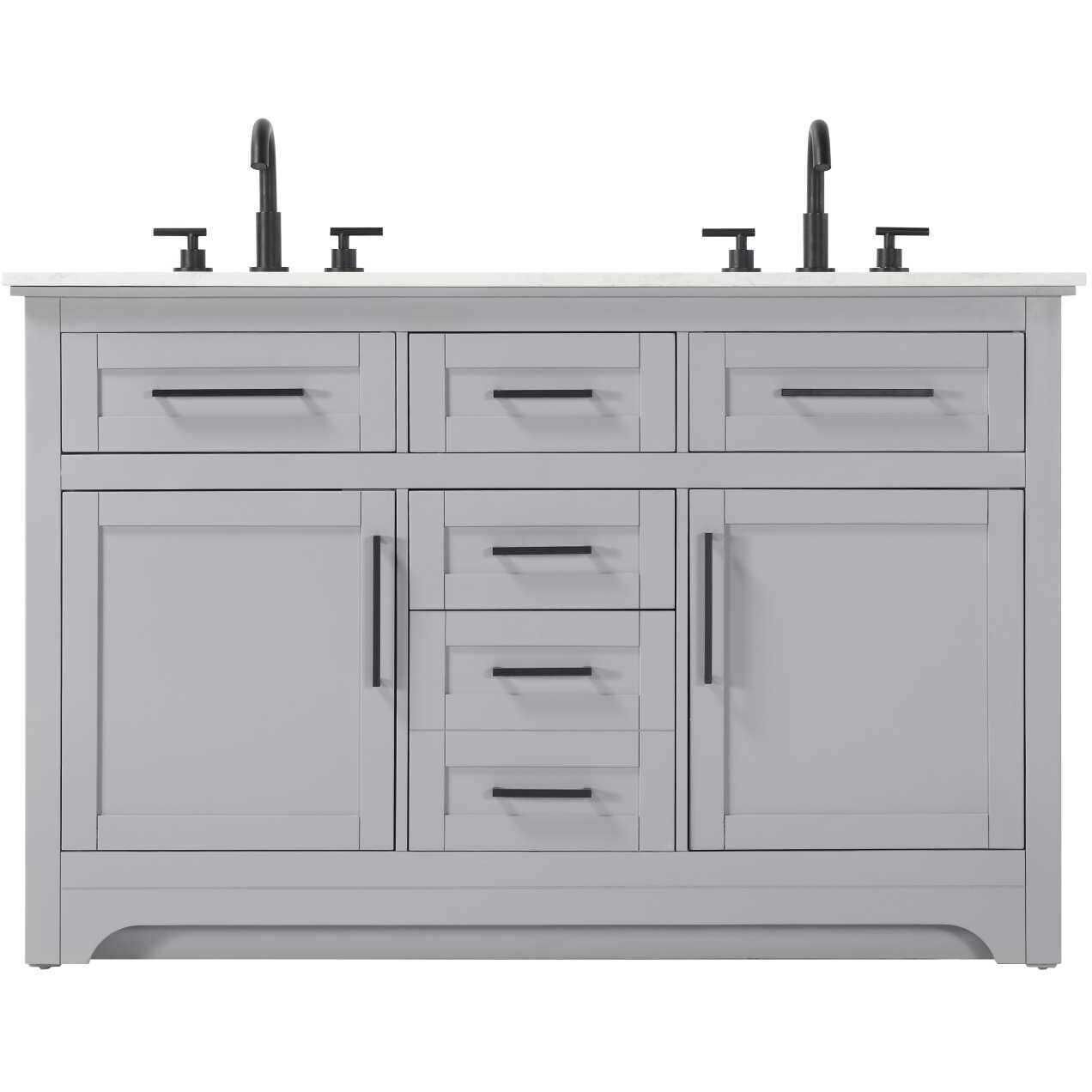 Remington 54 X 35 inch Grey Bathroom Vanity Cabinet in 2