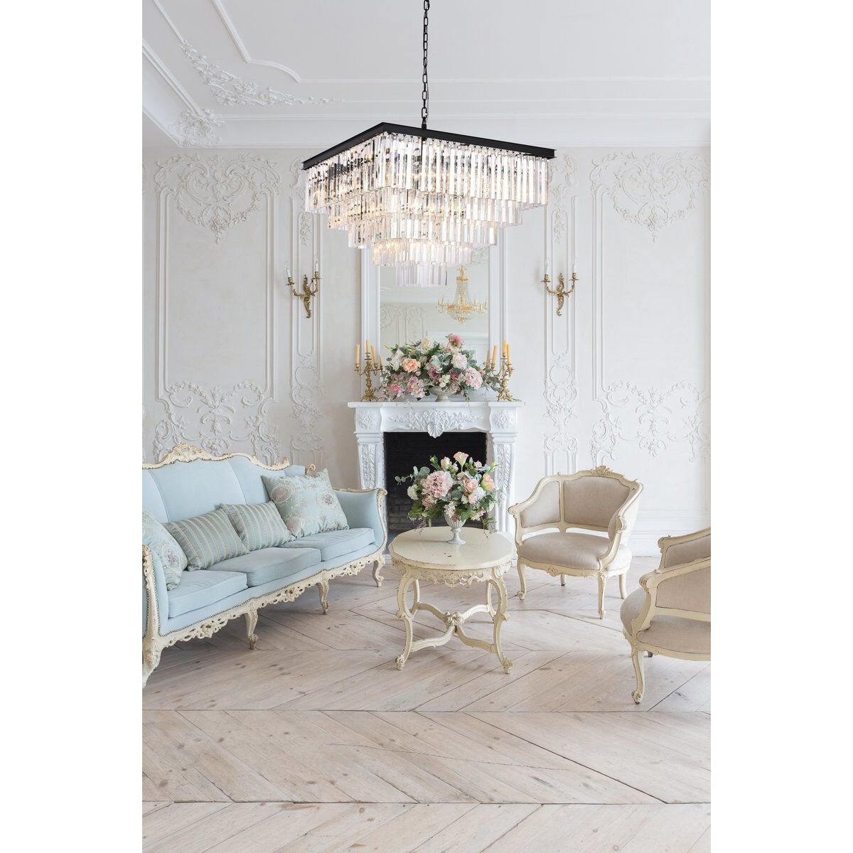 Sydney 21 Light 34 inch Matte Black Chandelier Ceiling Light