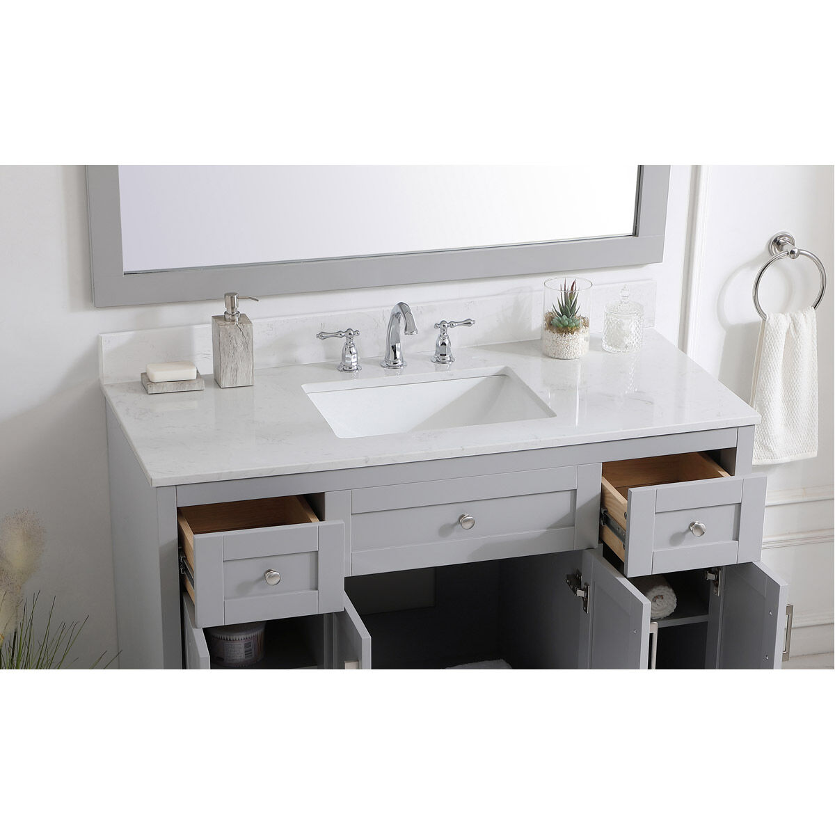 Backsplash 48 X 1 X 4 inch Calacatta White Bathroom Vanity Backsplash