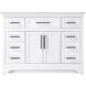 Remington 48 X 35 inch White Bathroom Vanity Cabinet