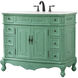 Danville 42 X 21 X 36 inch Vintage Mint Vanity Sink Set