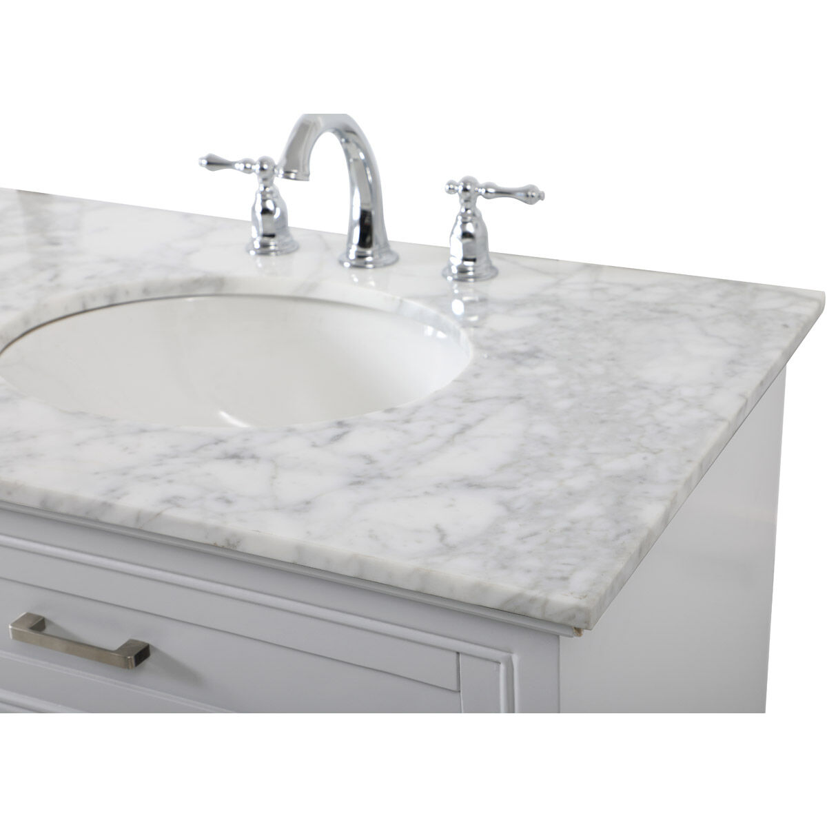 Americana 72 X 21.5 X 35 inch Grey Vanity Sink Set in Gray