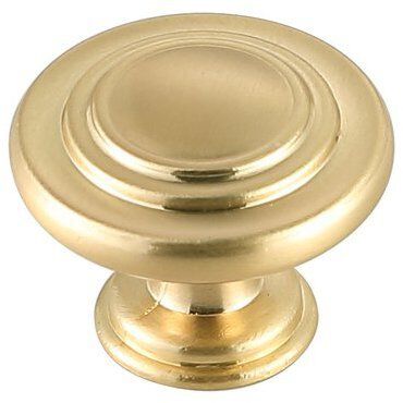 Minu Brushed Gold Hardware Cabinet Knob, Set of 10