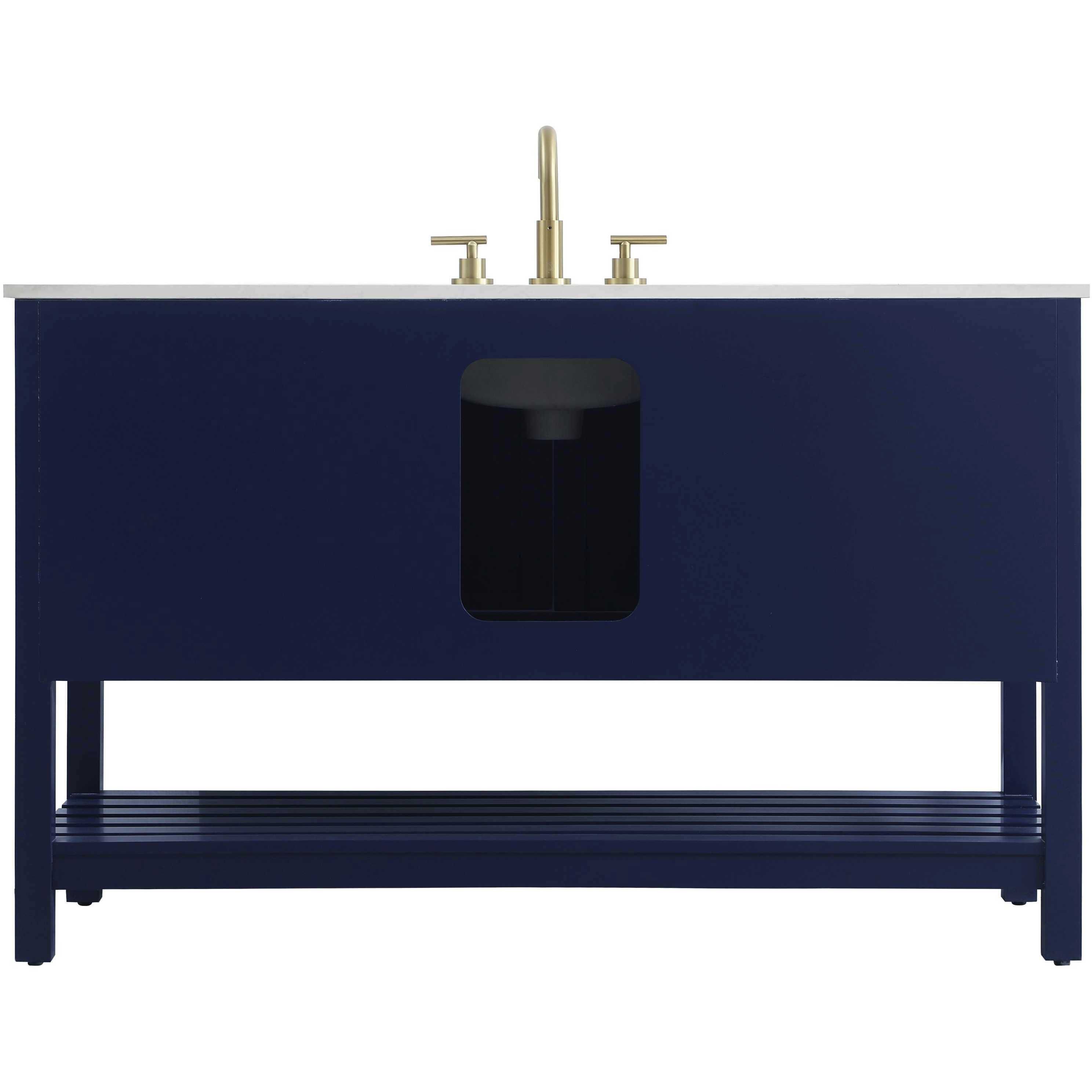 Theo 54 X 34 inch Blue Bathroom Vanity Cabinet