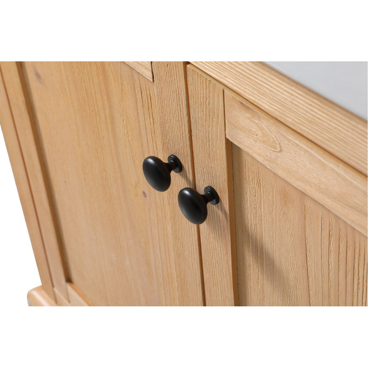 Franklin 72 X 22 X 35 inch Natural Wood Bathroom Vanity Cabinet