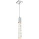 Aurora 1 Light 5 inch Chrome Pendant Ceiling Light