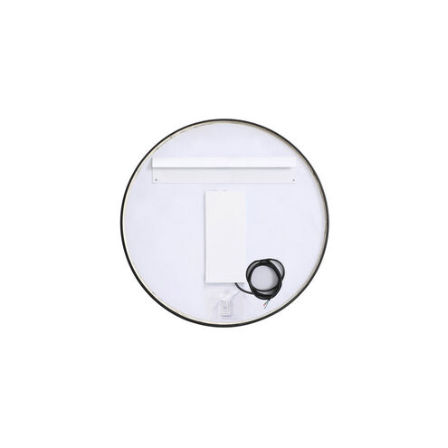 Pier 28 X 28 inch Black LED Mirror