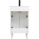 Chandler 20 X 34 inch White Bathroom Vanity Cabinet