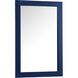 Aqua 36 X 24 inch Blue Vanity Mirror