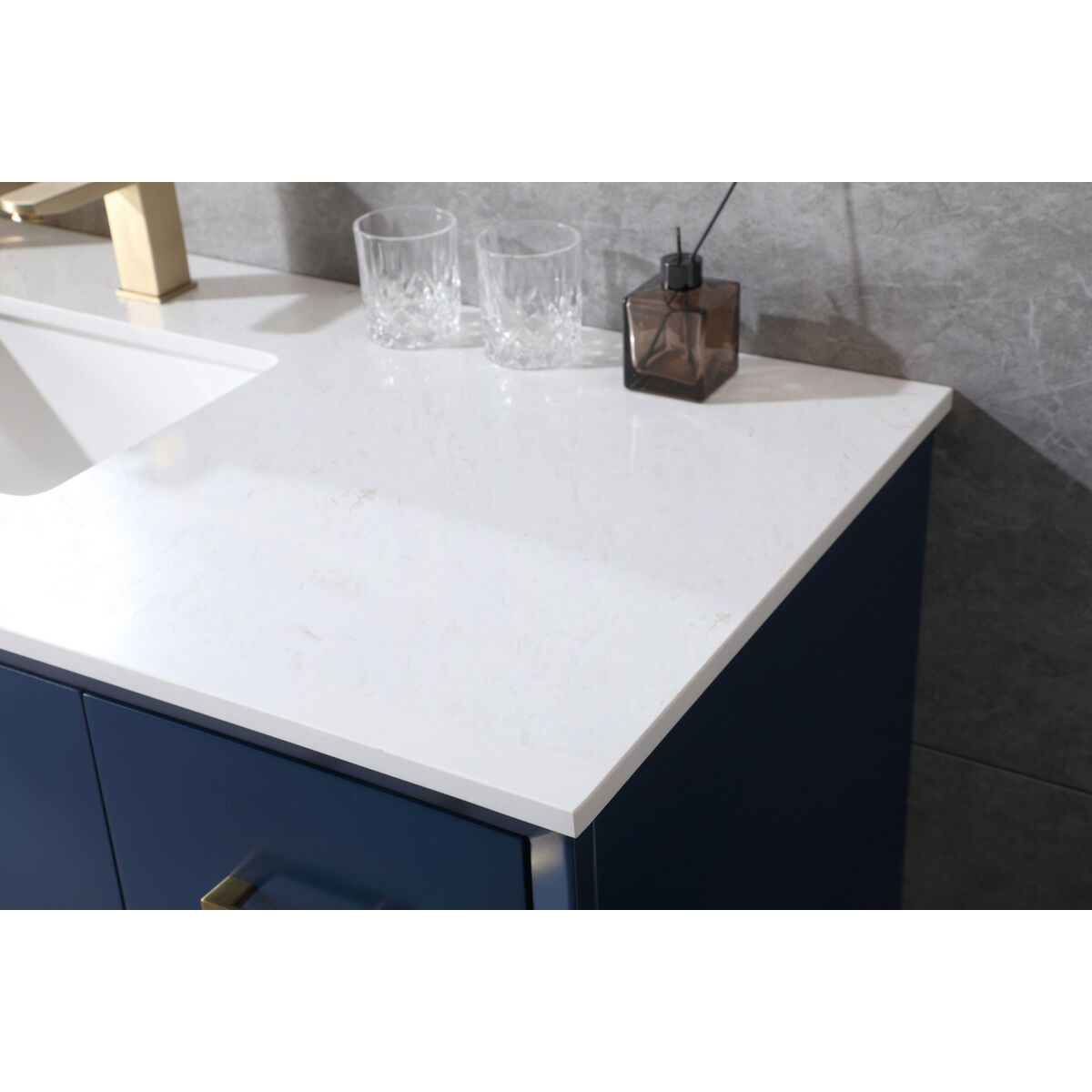 Hayes 54 X 22 X 35 inch Blue Vanity Sink Set