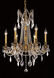 Rosalia 6 Light 23 inch French Gold Dining Chandelier Ceiling Light in Clear, Royal Cut 