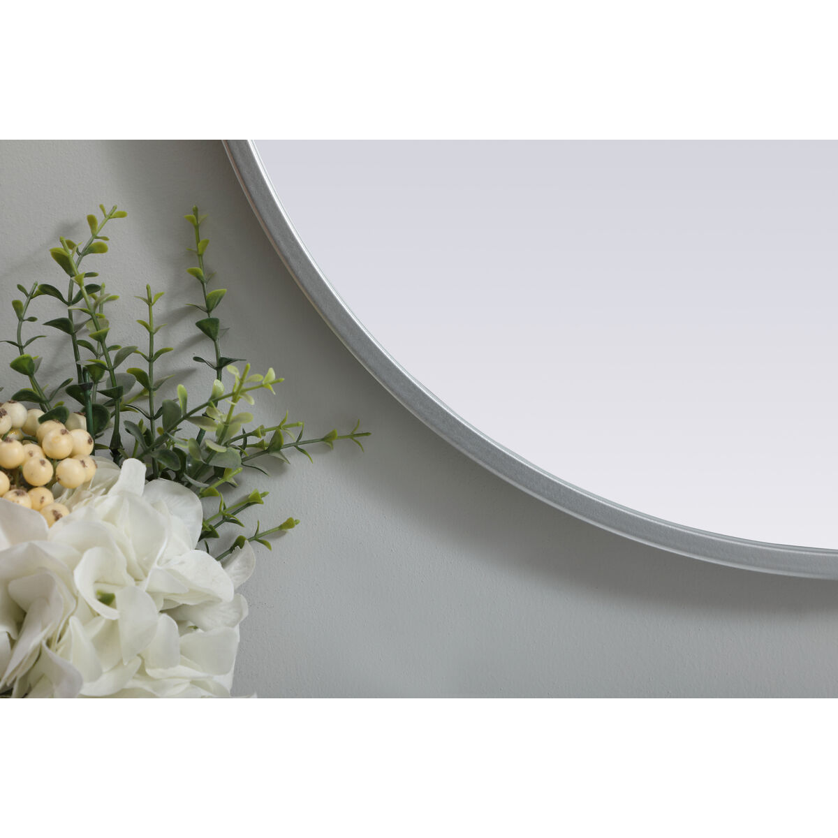 Asha 36 X 20 inch Silver Mirror in 20 x 36