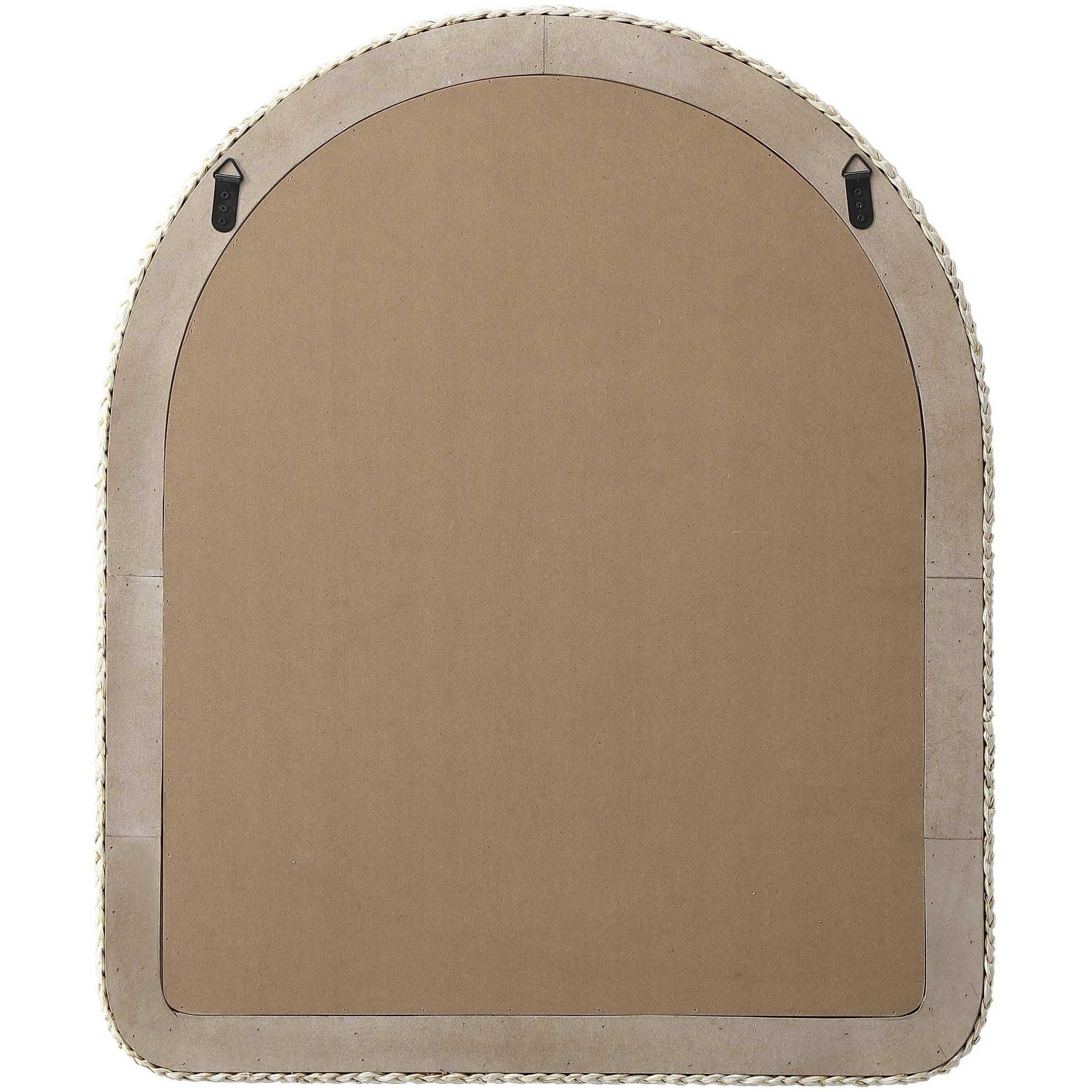 Marlowe 36 X 30 inch Linen White Mirror