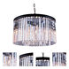 Sydney 8 Light 26 inch Matte Black Pendant Ceiling Light in Clear, Urban Classic