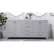 Irene 72 X 22 X 34 inch Gray Vanity Sink Set