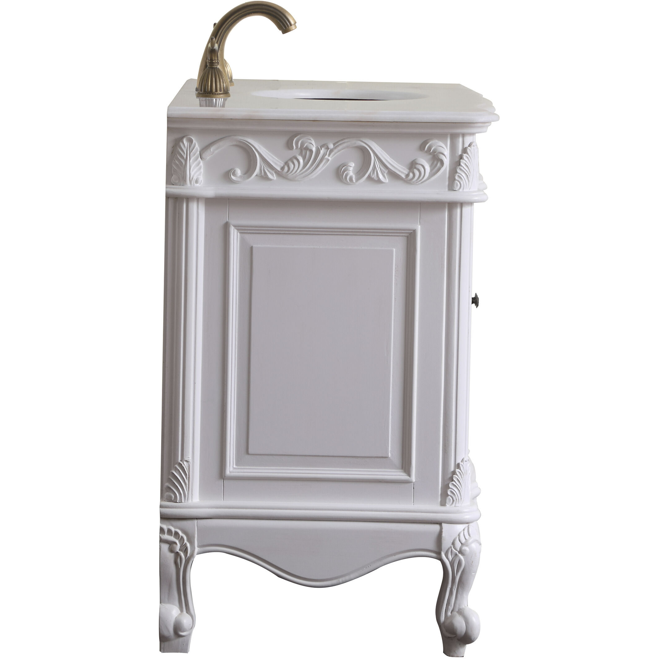 Oakland 84 X 22 X 72 inch Antique White Vanity Sink Set