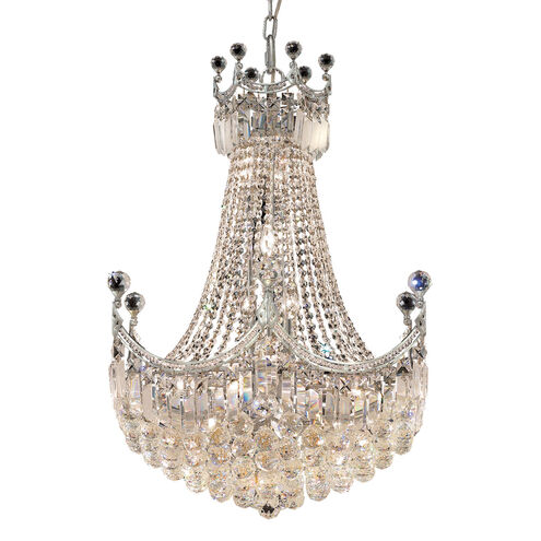 Corona 15 Light 24 inch Chrome Dining Chandelier Ceiling Light in Royal Cut